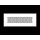 Fränkische Rohrwerke - 78300668 - Designgitter starline FLORA 350x130 mm weiß