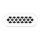 Fränkische Rohrwerke - 78300677 - Designgitter starline CROSS 350x130 mm Glas Satin White Pure