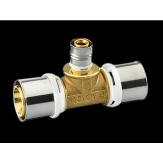Fränkische Rohrwerke - 86775390 - T-Stück red. alpex L 75-50-75
