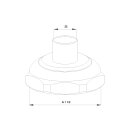 Grundfos - 529979 - Lötstutzensatz D28 MS G11/2in m.Dich. - Mechanisches Zubehör