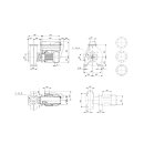 Grundfos - 92944207 - NBGE 150-125-400/392AAF2LVSBQQVUW3 - Blockpumpen elektr. geregelt