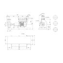 Grundfos - 92945728 - NKE 125-200/196-166BA2F2AESBQQEUW1 - Normpumpen elektr. geregelt