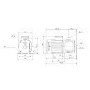 Grundfos - 99203929 - CM15-1 A-R-G-E-AQQV FAAN 3x400V 1,1kW - Horizontale Kreiselpumpe