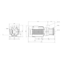 Grundfos - 99163276 - CM15-2 A-R-A-V-AQQV FAAN 3x400V 2,2kW - Horizontale Kreiselpumpe