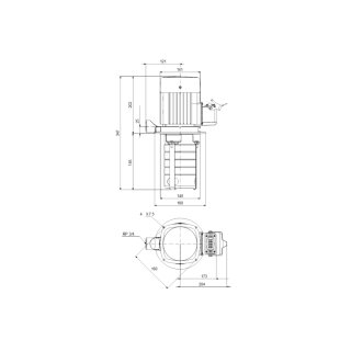 Grundfos - 98891551 - MTH8-8/2-1 A-W-A-AQQV 230/400V 50 H - Eintauchpumpe