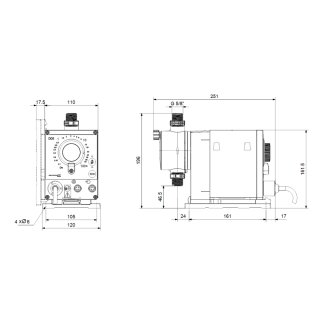 Grundfos - 97720957 - DDE 6-10 P-PVC/E/C-X-31U2U2FG - Digitale Dosierpumpen