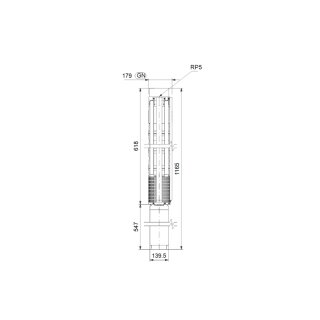 Grundfos - 16A15320 - SP77-20 Rp5 8in3X380-415/50 SD 75kW - Unterwasserpumpe