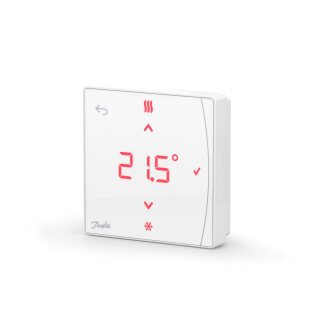 Danfoss - 088U2122 - Icon2 Zigbee Raumthermostat - mit Display und Infrarot-Fußbodenfühler