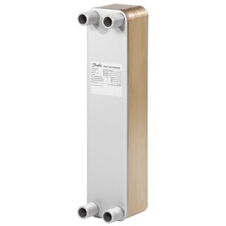 Danfoss - 004H4656 - Plattenwärmeübertrager XB37M-1 - MicroPlate, 30 Platten, Cu gelötet