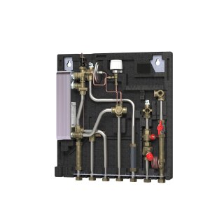 Danfoss - 145B0503 - Wohnungsstation Evoflat FSF 3 - 4-Leiter Version, 55kW, Dämmhaube