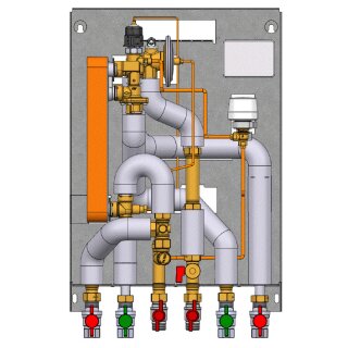 Danfoss - 145B4106 - EvoFlat Reno Typ 2 E - 230V, incl, Kugelhähne