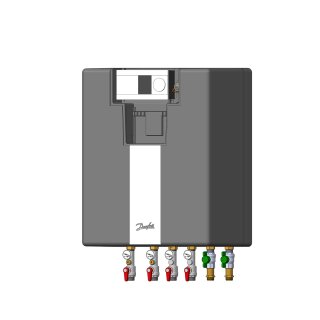Danfoss - 145B5191 - Hausstation Akva Lux II Se, 2 - PWH:55kW, direkt HE:20kW, ECL310/A230