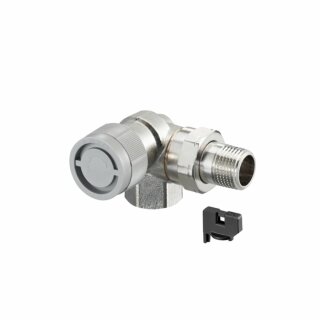 Oventrop - 1183362 - Thermostatventil "AQ" DN15, Winkeleck links, mit "Q-Tech"