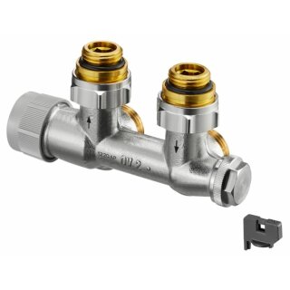 Oventrop - 1184074 - Anschlussarmatur"Multiblock TQ" Eck, Rp 1/2 AG, mit "Q-Tech"