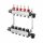 Oventrop - 1406359 - Edelstahl-Verteiler 1" Multidis SF für 9 Kreise, 0-5 l/min