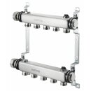 Oventrop - 1407255 - Edelstahl-Verteiler Multidis SH für Heizkörperanbindung 5 Kreise