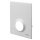 Oventrop - 1022693 - Abdeckplatte für "Unibox" Einzelraumregelung,Bautiefe 57mm, weiß