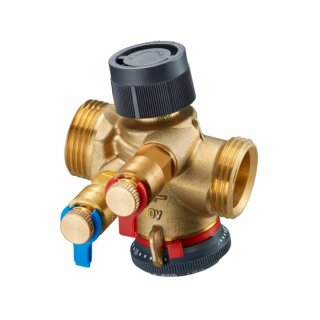 Oventrop - 1146264 - Regulierventil "Cocon QTZ", mit Messventilen,DN15,G 3/4 AG, 150-1050 l/h