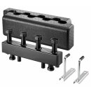 Oventrop - 1351580 - Verteilerbalken für Regumat DN25, für 2 Heizkreise, Stahl