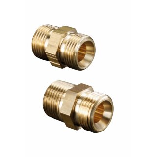 Oventrop - 2080351 - Doppelnippel "Ofix-Oil" 1/4"AG mit Innenkonus x 1/4"AG