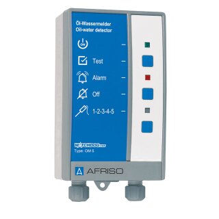 Afriso - 44502 - Öl-Wassermelder OM5 AC 230 V, fünfkanalig, ohne Sonden