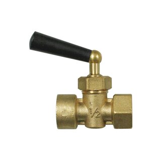 Afriso - 63003 - Manometer-Absperrhahn G1/2 MxM, Messing, PN16