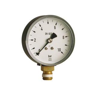 Afriso - 63561 - Rohrfedermanometer RF 80 0/2,5bar G1/2B rad Kl.2,5
