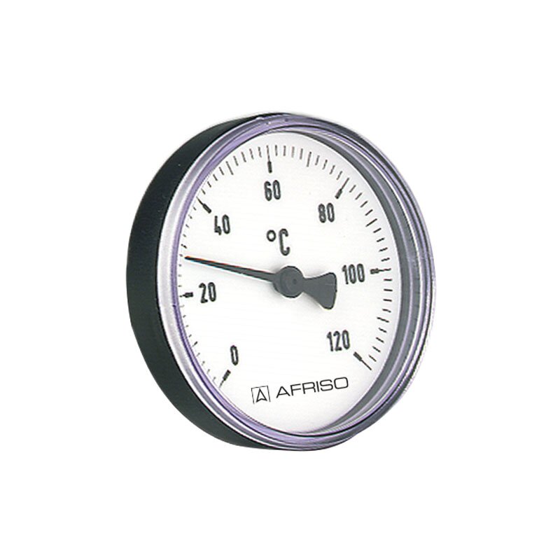 Afriso - 63768 - Bimetall-Thermometer BiTh 80 K 0/60C 150mm G1/2B ax Kl ...