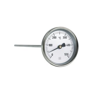 Afriso - 63831 - Rauchgasthermometer RT 80 0/500C 300mm verst. Konus 8-12mm Kl.2