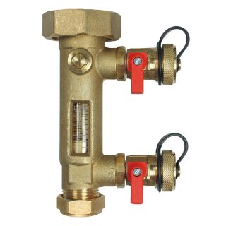 Afriso - 77782 - Durchflussmesser 2-12 L/min mit Befüll- und Spüleinrichtung