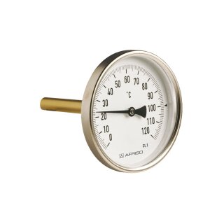 Afriso - 65131211 - Bimetall-Industriethermometer BiTh 63 I 0/60C 40mm 1/2 ax Kl.1