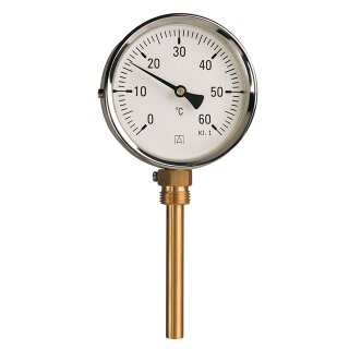 Afriso - 65408201 - Bimetall-Industriethermometer BiTh 160 I -20/+60C 100mm 1/2 rad Kl.1