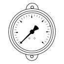 Afriso - 85063251 - Rohrfeder-Standardmanometer RF50...