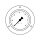 Afriso - 85064231 - Rohrfeder-Standardmanometer RF50 0/6bar G1/4B ax Kl.1,6 D231