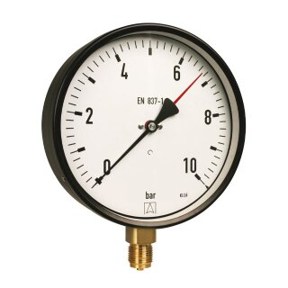 Afriso - 85264201 - Rohrfeder-Standardmanometer RF160 0/6bar G1/2B rad Kl.1,6 D201