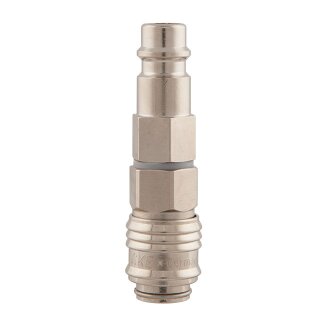 Afriso - 500696 - Adapter für Kompressoranschluss 1x Kupplung DN5, 1x Stecknippel DN7,2