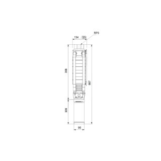 Grundfos  - 93101259 - Unterwasserpumpe SP32-27 Rp3 6in3X380-415/50 26kW
