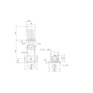 Grundfos  - 93388732 - Vertikale Kreiselpumpe CR10-2 A-FJ-A-E-HQQE 3x220/380 50 HZ