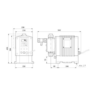 Grundfos  - 96524958 - Digitale Dosierpumpen DME940-4 AR-PP/E/G-F-31A2A2F