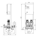 Wilo  - 2534162 - COR-2 Helix V 1004/K/CC,R21/2,1.5kW...