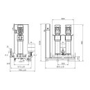 Wilo  - 2535995 - SiBoost Smart 2 HELIX V607,1.5kW...