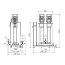 Wilo  - 2536001 - SiBoost Smart 2 HELIX V613,3kW...