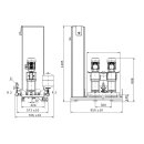Wilo  - 2536033 - SiBoost Smart FC2 HELIX V603,0.55kW...
