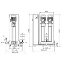 Wilo  - 2536086 - SiBoost Smart 2 HELIX V1013,5.5kW...