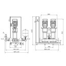 Wilo  - 2536155 - SiBoost Smart 2 HELIX V1605,4kW...