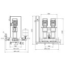 Wilo  - 2536156 - SiBoost Smart 2 HELIX V1606,4kW...