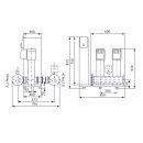 Wilo  - 2536373 - SiBoost Smart 2 HELIX VE606,2.2kW  Mehrpumpenanlage