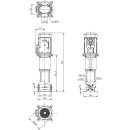 Wilo  - 4141144 - Helix V1601-1/16/E/K/400-50,G2,0.75kW  Hochdruck-Kreiselpumpe