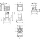 Wilo  - 4166171 - MVIE 9501-3/16/E/3-2-2G,DN100,11kW  Hochdruck-Kreiselpumpe