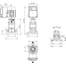 Wilo  - 4166181 - MVIE 9502-3/25/E/3-2-2G,DN100,18.5kW...